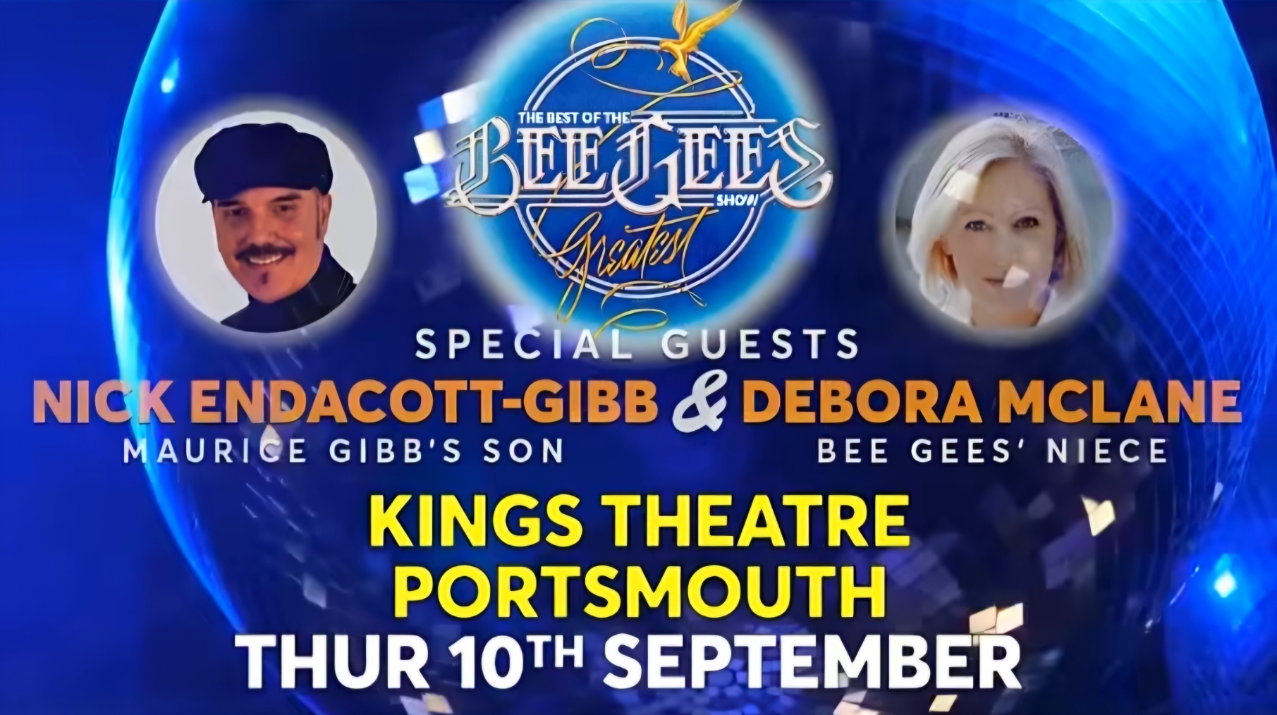 Gary Jackson Live with in hour three Nick Endacott-Gibb talking about the Best Of The Bee Gees tour